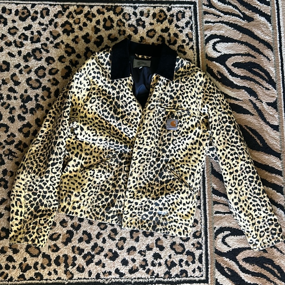 Carhartt WIP medium Guilty Parties Cheetah Detroit Jacket